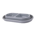 thumbnail image 3 of oshhni Cat Bowls for Food and Water Nonslip Outside for Indoor Cats Pet Double Bowl L Gray L, 3 of 9