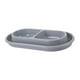 thumbnail image 3 of Comedero para gatos con comedero para mascotas, antideslizante, fácil de usar, para gatos de interior. Gris, 3 of 9