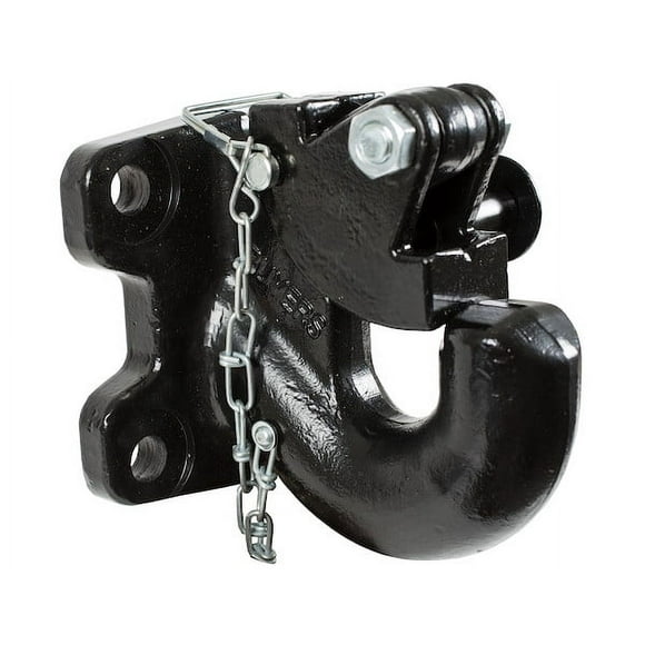 Buyers Pintle Hook PH30 Bolt-On Mount; 60000 Pound Towing Capacity; 15000 Pound Vertical Capacity; 4-1/2 Inch On Center Bolt Spacing; Steel; Without Hardware; Without Ball