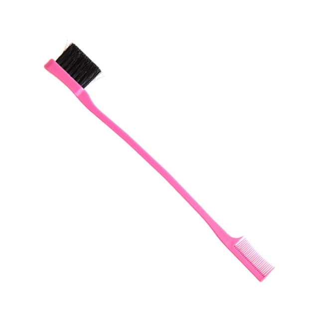 Bewildely Cepillo para bordes Control de doble cara Bromas Cepillo para el cabello Multifuncional Peine para el cabello Accesorio para peinados Type1 NO1