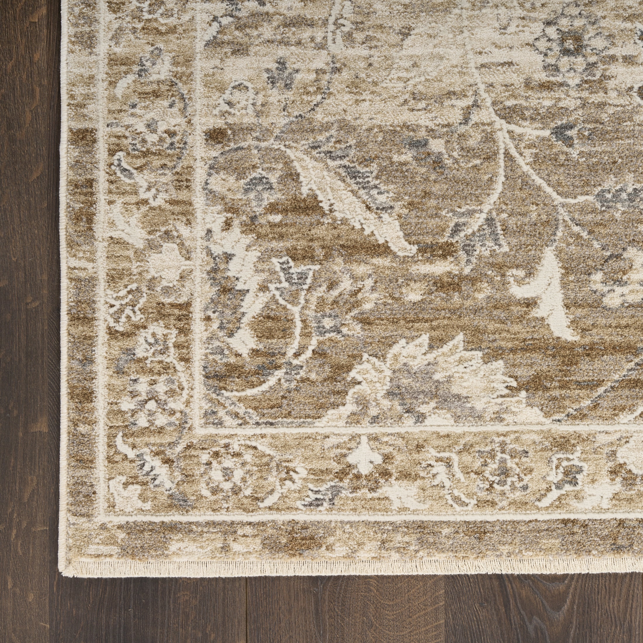 Nourison Harbor 5'3" x 7'6" Beige Vintage Indoor Rug