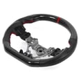 thumbnail image 3 of Volant en Fibre de Carbone Cuir Nappa Préforé avec Coutures Rouges pour Subaru WRX/STI 2015, 3 of 7