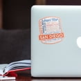 thumbnail image 5 of Die Cut Sticker San Diego, California, Typography, Contour Vinyl Sticker 3 to 6 inches, (Waterproof Decal for Cars, Water Bottles, Laptops, Coolers), Large, 5 of 5