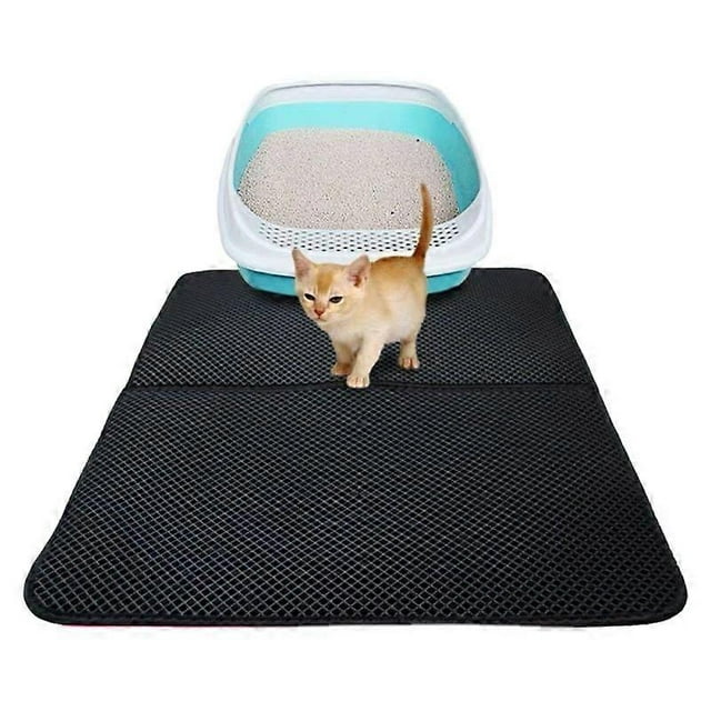 Esterilla para arena para gatos Esterilla para atrapar arena para gatos Esterilla doble para arena
