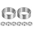 thumbnail image 1 of Uxcell 8Pcs Espaciadores de Acero Inoxidable M8 8mm ID x 10mm OD x 4mm para Tornillos, 1 of 6