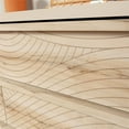 thumbnail image 4 of Bowery Hill 6-Drawer Mid-Century Engineered Wood Dresser in Maple, 4 of 8