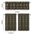 thumbnail image 6 of Funny Bigfoot Kitchen Curtains for Windows – Retro Forest Mountain Cabin Decor, Mythical Creature Window Drapes for Nature Lovers, Rustic Camping Themed Curtain Panels, 6 of 6