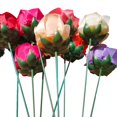 thumbnail image 2 of 100 unids/paquete de alambre de tallo Floral verde para hacer flores artificiales, lazos de plástico de 12 pulgadas, lazos para plantas reutilizables, 2 of 5