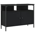 thumbnail image 6 of vidaXL Bathroom Sink Cabinet Black 23.6"x11.8"x23.6" Engineered Wood, 6 of 34