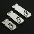 thumbnail image 4 of Padlock Hasp Stainless Steel Window Cupboard Locker Mailbox Lock Plate Hotel Office Outdoor Gate Shed Safety Latch Anti-lost 4 Inch, 4 of 9