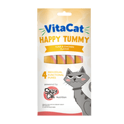 Salty Cat by VitaCat Happy Tummy Tuna & Chicken Soft Treats for Cats, 60g Pouch (4 Pack)