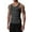 Dark Gray, variant on Threaded Strip Men's Quick-Drying High Elastic Fitness Vest Running Sports Breathable Tight Basketball Training Clothing Lightweight Sleeveless Design For Comfort Wear,Black M