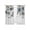 Off-White, variant on Blue Brown Spring Floral Sheer Curtains 63 Inch Length 2 Panels Set, Watercolor Botanical Vintage Voile Window Treatment Rod Pocket Curtains Sheers Drapes for Bedroom/Living Room/Kitchen 52x"63"x2