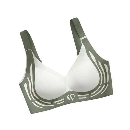 Mceream Front Closure Bras for Women Seamless Sexy Push Up Wireless Bra No Underwire Comfort Bra Comfort Sports Everyday Bra Daily Comfort Breathable No Underwire Bra 2025 New Plus Size Everyday Bra