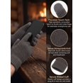 thumbnail image 5 of BadPiggies Winter Gloves for Men Women, Touch Screen Texting Warm Gloves with Thermal Soft Fleece Lining Elastic Cuff, 5 of 9