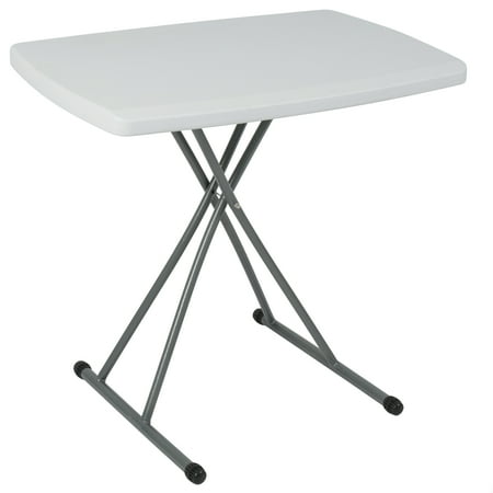 Best Choice Products 30x20in Indoor Outdoor Portable Adjule High Best Choice Products 30x20in Indoor Outdoor Portable Adjule High Personal Folding Table White