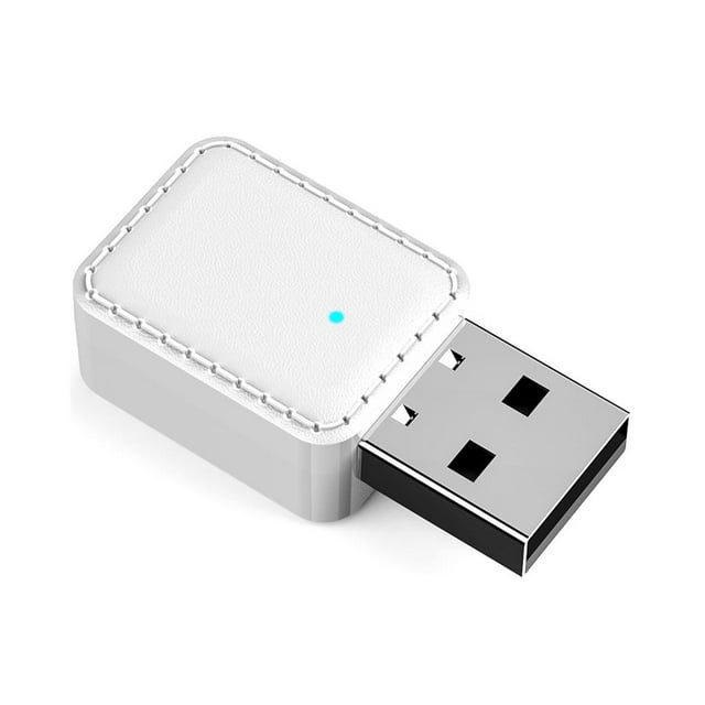 Shengyu USB Bluetooth Receiver and 2 in 1 Bluetooth 5.0 Adapter White