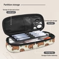 thumbnail image 6 of HUIACONG Fruit Leaf Capybara Backpack Set 4-IN-1 for 10-14 Years Boys Girls Lightweight Portable School Backpack Detachable Lunch Box Pencil Case Water Bottle Holder, 6 of 7