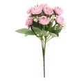 thumbnail image 2 of LKZQHMC Dark Pink Artificial Roses with Long Stems, 1Pcs Roses Artificial Flowers, Faux Roses | Bulk Fake Flowers for Home Decor, Wedding Party Table Centerpieces, DIY Bouquet, 2 of 9