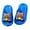 Blue, variant on Kids 3D Pineapple Bear Patch Open Toe Platform EVA on Casual Slide Sandals Size:4.5-5 Years