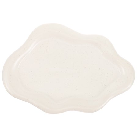 Decor Photography Props Jewellery Bowl Ceramic Jewelry Tray Yunduo Ceramic Dinner Plate Storage Tray White Ceramics