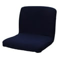 thumbnail image 2 of Bar Chairs cover Removable Washable Stool Protectors Short Back cover dirty for Dinning Room Hotel Office Navy, 2 of 9