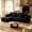 Black, variant on Sovary 110" Modular Cloud Sectional Sofa with Armrest, Deep Seat Boneless Couch, No Assembly Living Room Set,Black