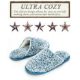 thumbnail image 3 of Cozylook Fuzzy Slippers for Women Indoor and Outdoor Cozy House Shoes with Memory Foam Non-slip Sole Gifts for Women Mom Ladies, 3 of 5