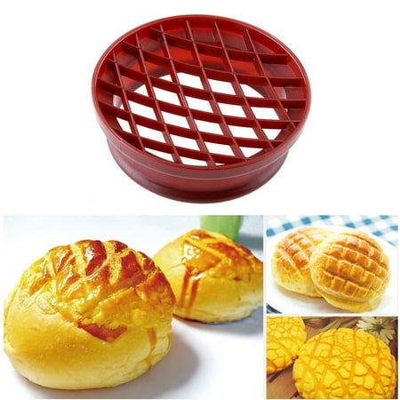 - Jeobest 1PC Pineapple Bun Mold - Lattice Press Pineapple Bun Mold Plastic Bread Cake Mould Kitchen Pastry Baking Pastry Tools MZ