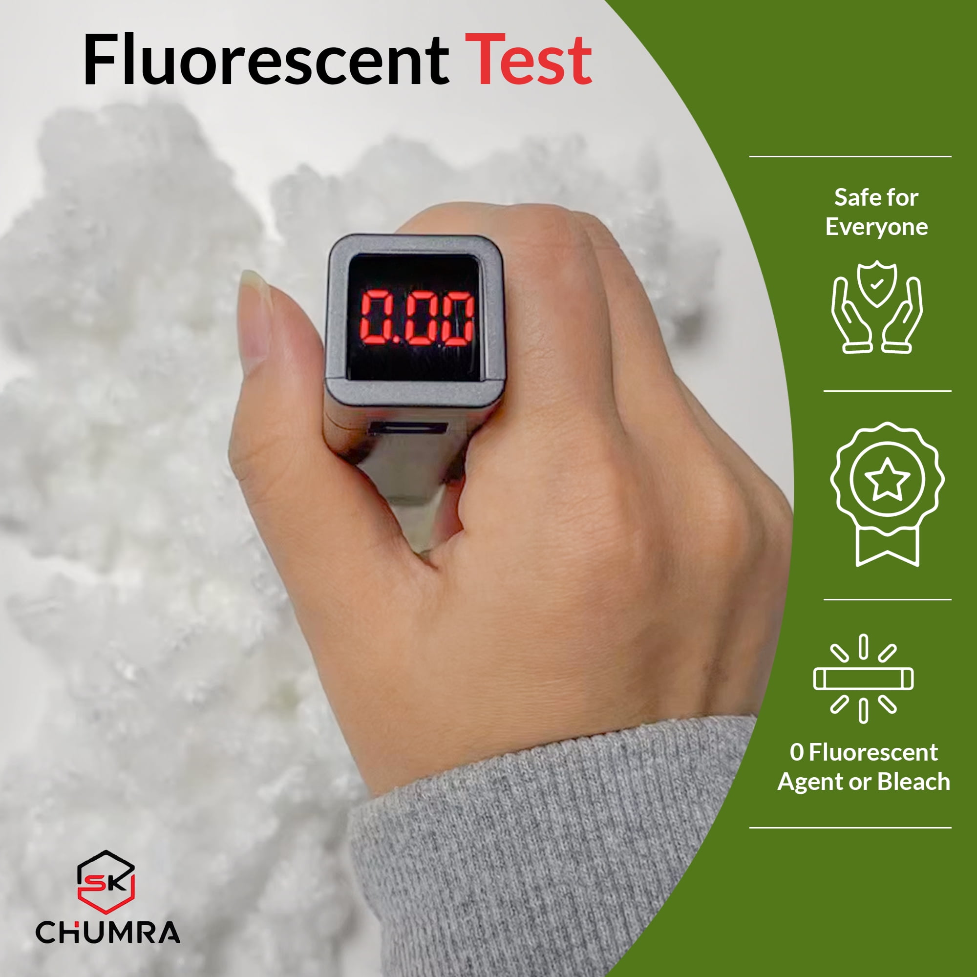 SK CHUMRA High-Resilience Premium Polyester Fiber Fill-Perfect for Pillows, Couch Cushions,Plush Toys,DIY Crafts,&Pet Beds -Cloud Soft, Kid & Pet Safe, Washable, Durable-Made in USA (3, Pounds)