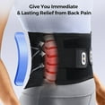 thumbnail image 4 of Lower Back Brace Men Women, Back Brace for Lower Back Pain, Sciatica, Scoliosis, Herniated Disc with Adjustable Support Straps, 4 of 8
