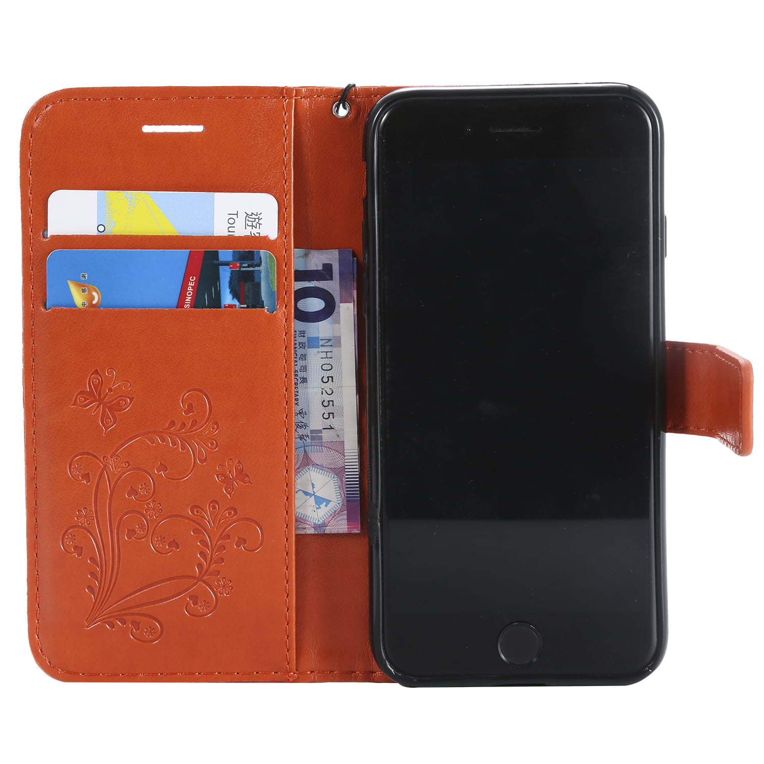 For iPhone SE 2022 2020 2016 Case Sliding Door Hidden Pocket Card Slots  Anti-Scratch Cover For iPhone SE3 SE2 SE Coque Funda - AliExpress