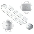 thumbnail image 3 of 10Pcs Car Center Console Air Ac Button Cover Trim For Benz C Cls Gl Glk Ml C218 W204 W166 Replacement Parts, 3 of 7