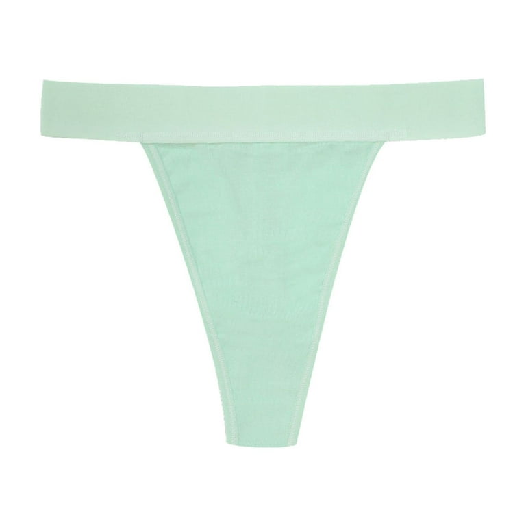 LEEy-world Seamless Underwear for Women Womens Petite-Plus-Size Lace  Microfiber Low-Rise Thong Panty,Green