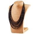 thumbnail image 2 of Collar vintage con personalidad exagerada y piedras preciosas, nuevo collar de cuentas de arroz multicapa con forma de gota de agua bohemia, 2 of 3