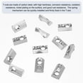 thumbnail image 3 of M8 Demi-Rond Rouleau en Ressort Écrous en T Série 4040 Acier au Carbone Fente en T Écrous à Ressort Argent, 12 Pcs, 3 of 7