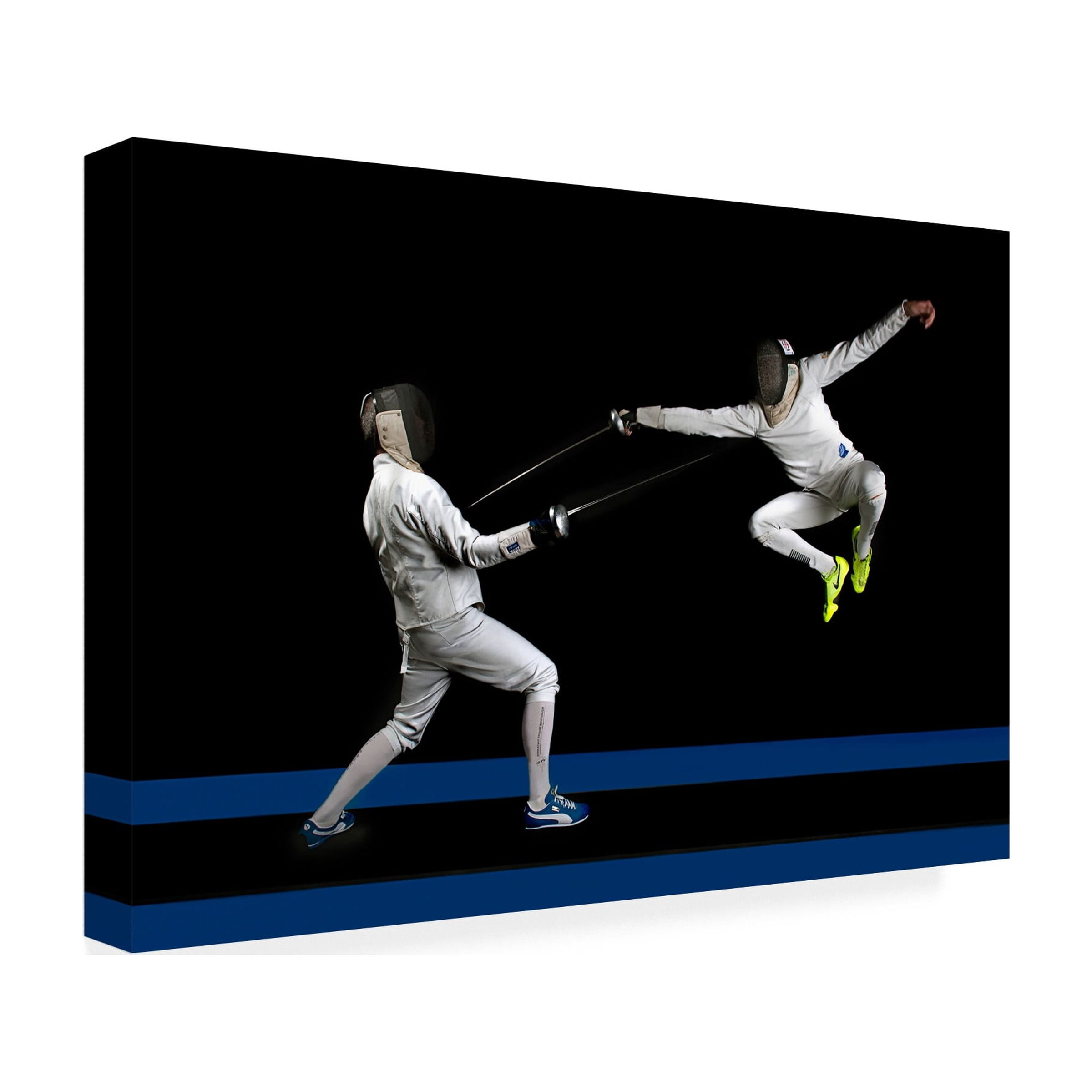Hilde Ghesquiere 'Fencing' Canvas Art