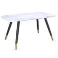 thumbnail image 1 of EMERY RECT. TABLE à Manger Blanche, 1 of 8