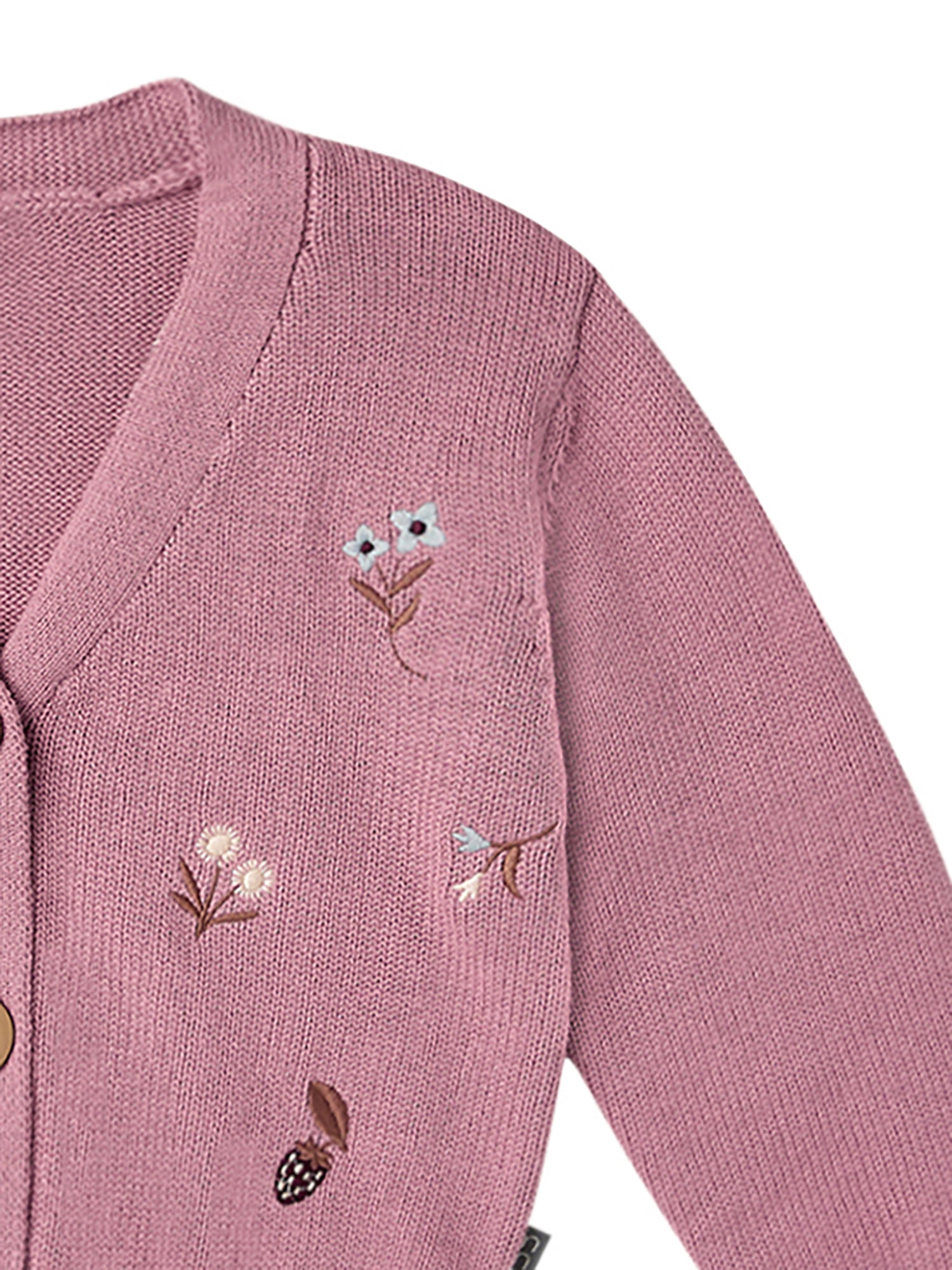 Modren Moments by Gerber Toddler Girl Embroidered Cardigan Sweater, 12 Months - 5T