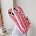 thumbnail image 4 of For iPhone 13 Pro Max/13 Pro/13 Phone case，Shockproof Cute 3D Pink streaky pork Soft TPU Case Cover, 4 of 5
