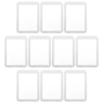 thumbnail image 1 of Raindrops 10 Pcs Card Protector Sleeves Plastic Baseball Holder White Color, 1 of 8