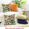 thumbnail image 4 of Fcxzi Pillows Cushion Case French Connection Vintage Style Flowers 100% Linen Decor for Home Sofa Couch - 1 Pack 18x18in, 4 of 5