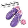thumbnail image 4 of Tacos de Fútbol DREAM PAIRS para Niños Talla 4 Morado y Rosa, 4 of 6