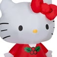 Airblown Inflatables Christmas Hello Kitty with Red Dress Sanrio