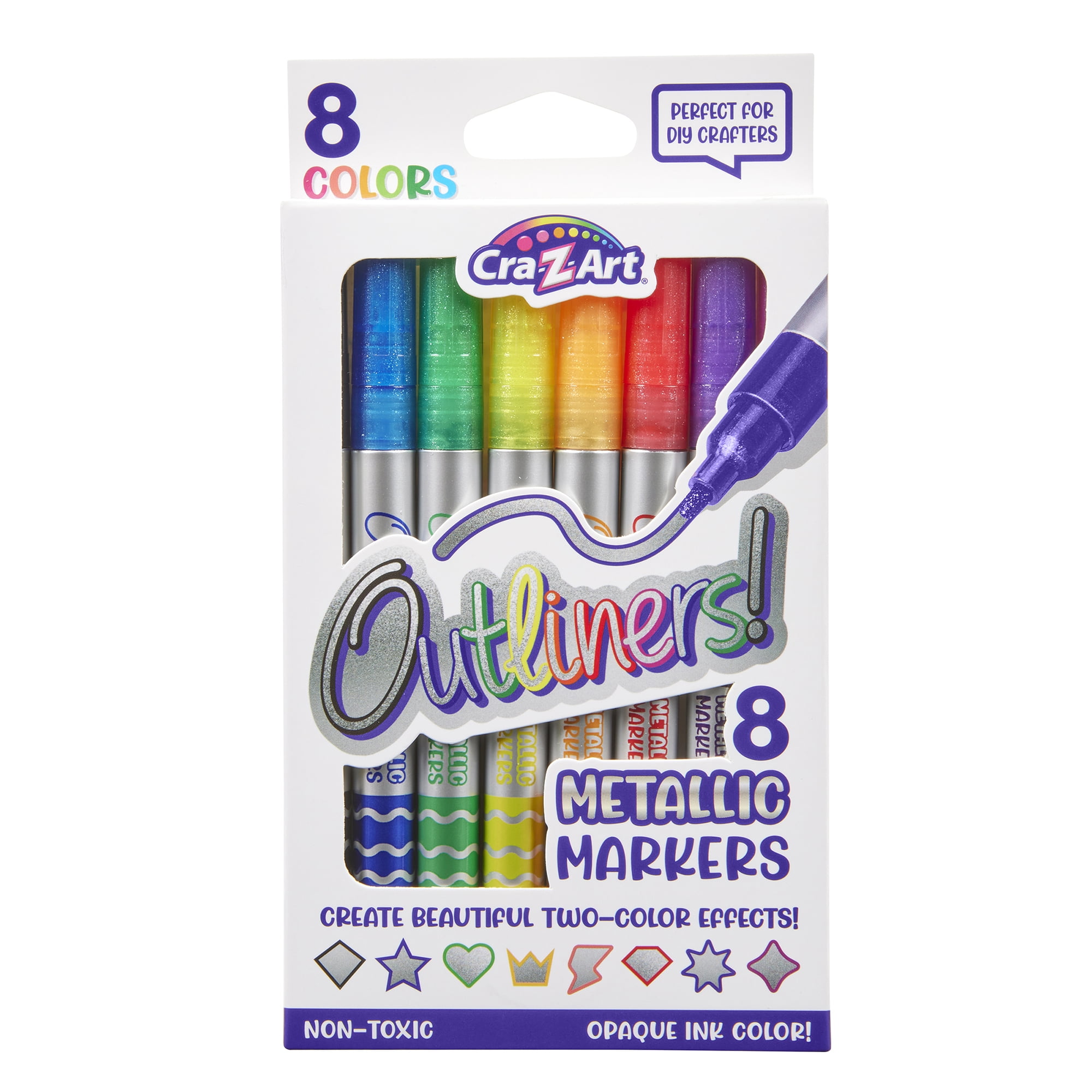 Cra-Z-Art Super Washable Markers, Broad Bullet Tip, Assorted