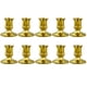 thumbnail image 1 of 10 candelabros con base de pilar dorado para decoración navideña, 1 of 4