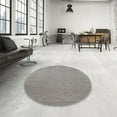 thumbnail image 4 of Ahgly Company Machine Washable Indoor Rectangle Industrial Modern Dark Goldray Area Rugs, 7' x 9', 4 of 7
