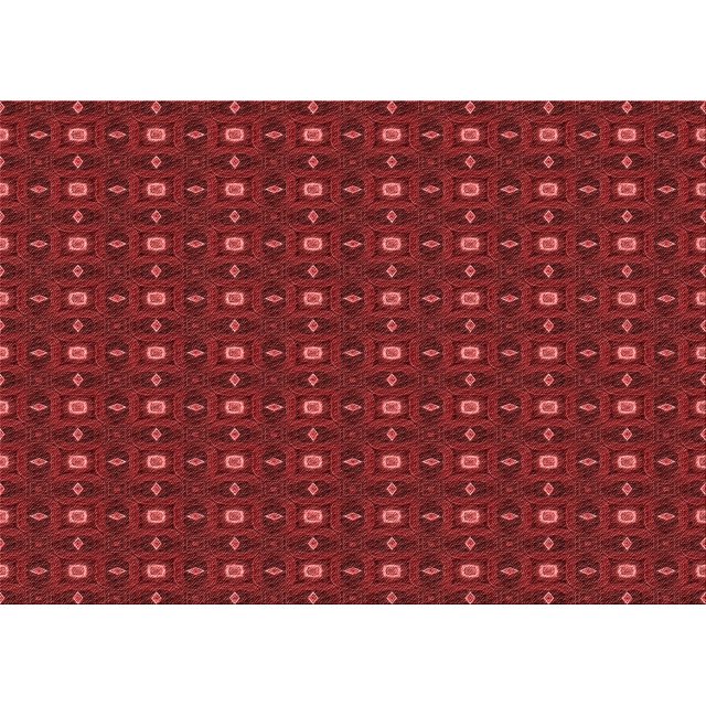 Ahgly Company Tapis d'Intérieur Lavables en Machine à l'Aide de Rectangles de Transition Rouge Canneberge, 4' x 6'