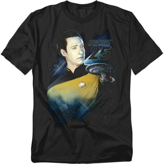 Star Trek T-Shirt Data 25Th Unisex Graphic Tee For Men & Women