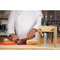 thumbnail image 2 of Mercer Culinary M23505 Renaissance 6-Piece Forged Knife Block Set, Wood Block with Tempered Glass, 2 of 11
